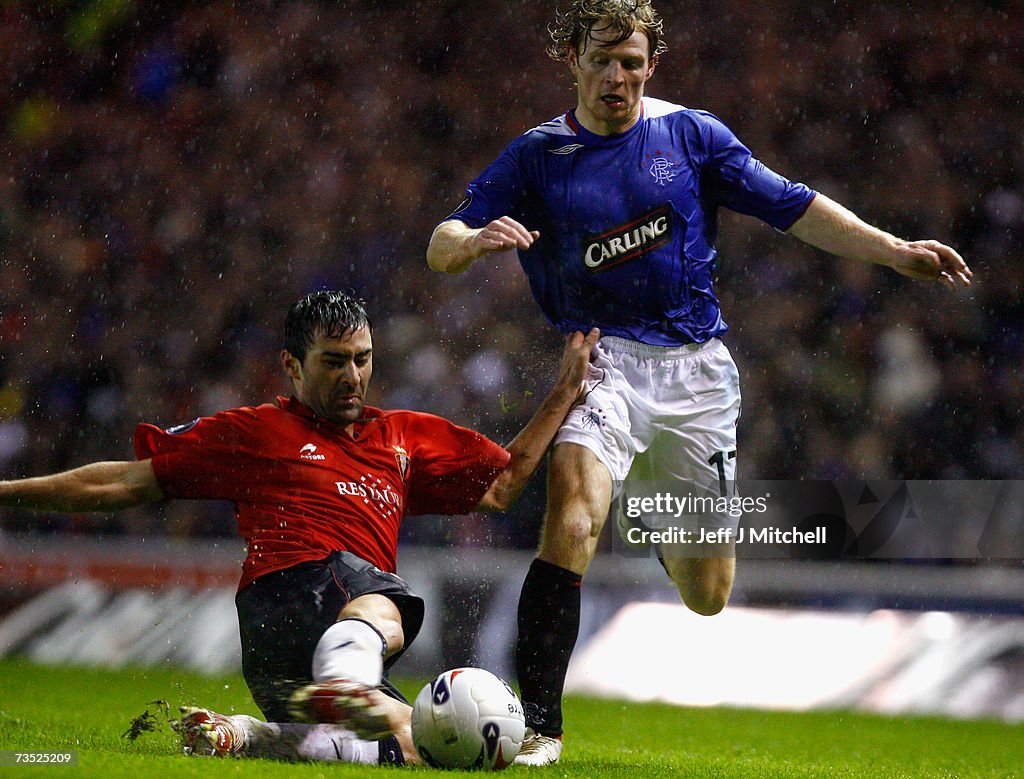 UEFA Cup: Rangers v Osasuna