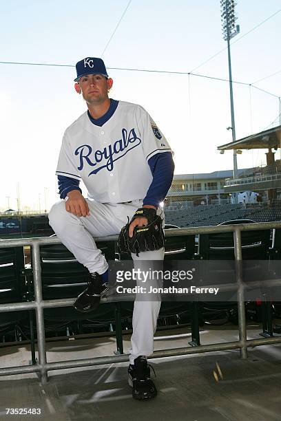 Luke Hochevar of the Kansas City Royals poses for a portrait during Photo Day on February 25, 2007 at Surprise Stadium in Surprise, Arizona.