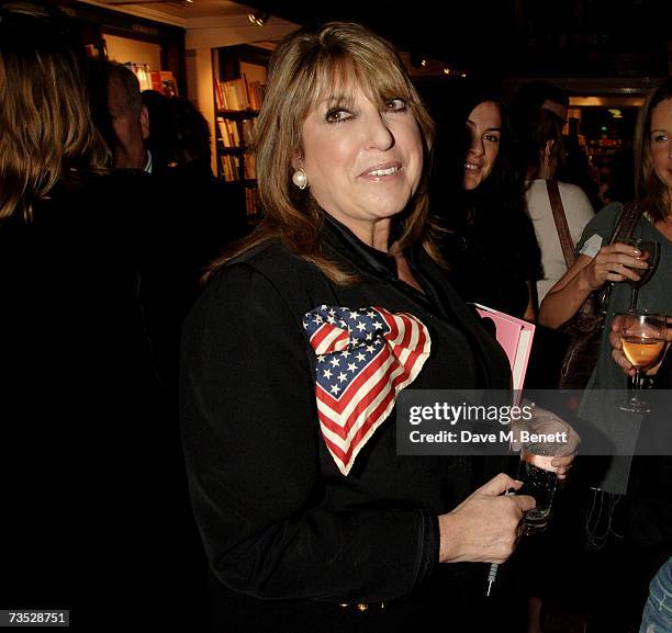 Eve Pollard attends the book launch party of 'Jack's Widow' written by Eve Pollard, at Daunt Books on March 8, 2007 in London, England.