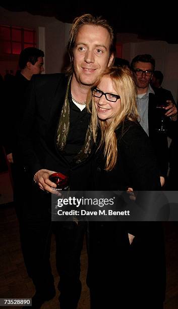 Rhys Ifans and Natalie Press attend the Whitechapel's Art Plus Drama Party, at the Whitechapel Gallery on March 8, 2007 in London, England.
