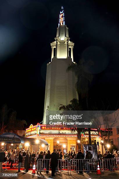 General atmosphere at the Paramount Pictures premiere of the film "Shooter" at the Mann Village Theatre on March 8, 2007 in Westwood, California.