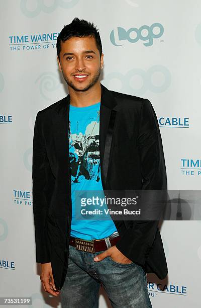 Actor Jai Rodriquez attends the launch party for MTV Network's LOGO Channel on Time Warner Cable at Boulevard 3 on March 8, 2007 in Hollywood,...