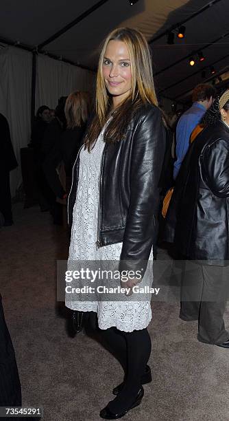 Actress Molly Sims attends the after party following the premiere of FX Network's "The Riches" at the Zanuck Theater on the Fox Studio lot on March...