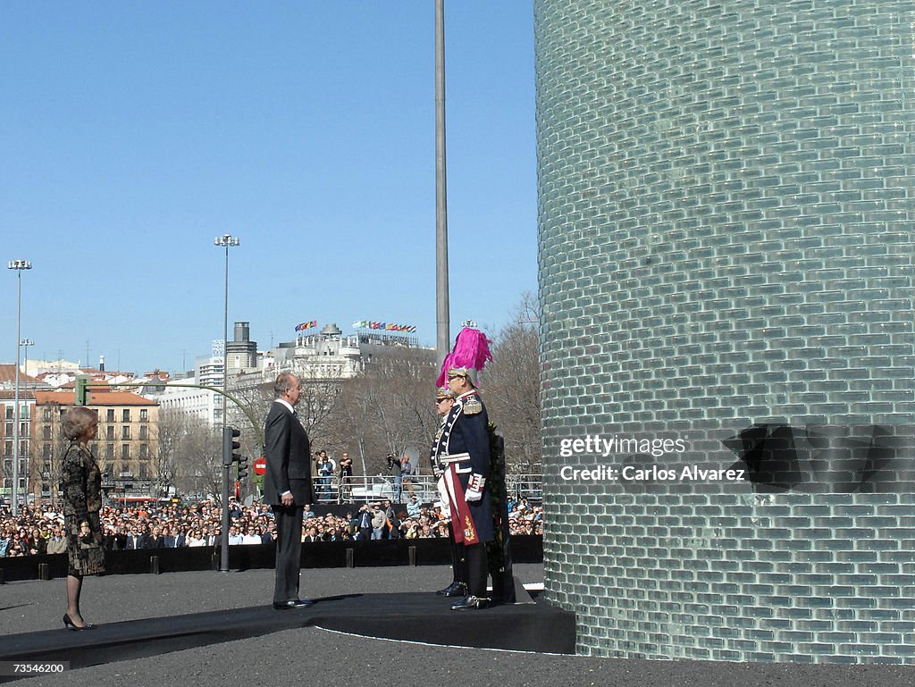 Spanish Royals Attend Memorial For Madrid Terrorist Attacks