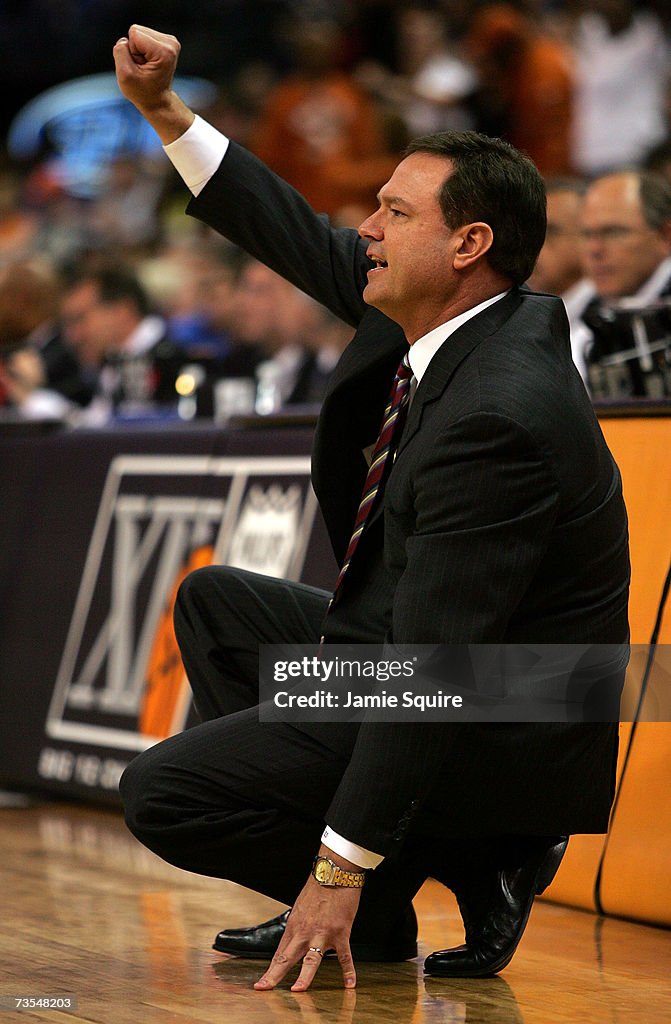 Texas v Kansas - Men's Big 12 Championship Finals