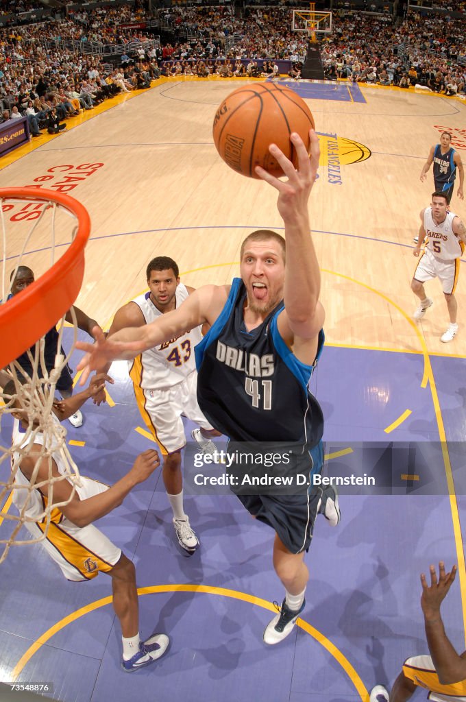 Dallas Mavericks v Los Angeles Lakers