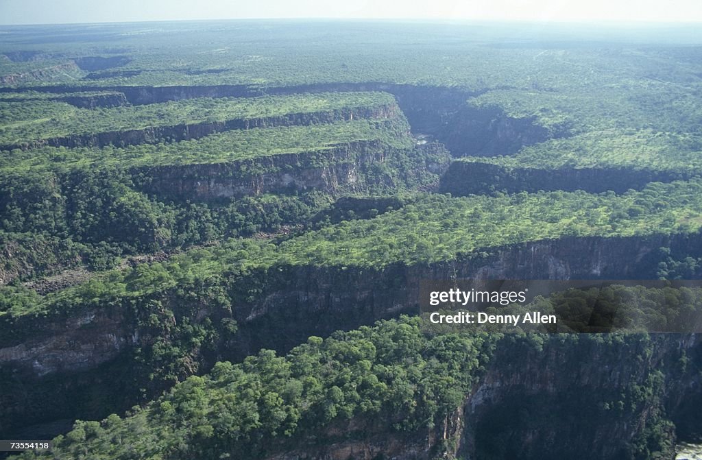 Batoka Gorge - Aerial View
