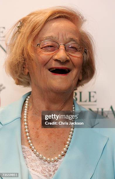 Actress Liz Smith attends The Oldie Magazine's 'Oldie Of The Year Awards 2007' at Simpson's-in-the-Strand on March 13, 2007 in London, England.