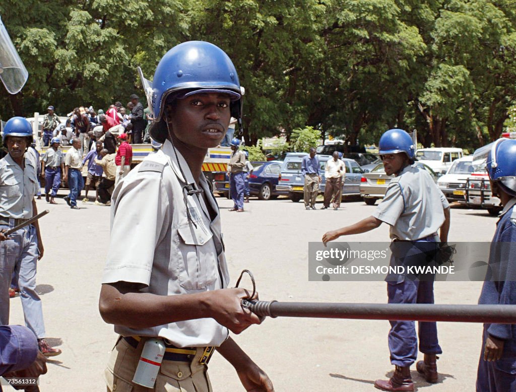 Police secures as Zimbabwean opposition...