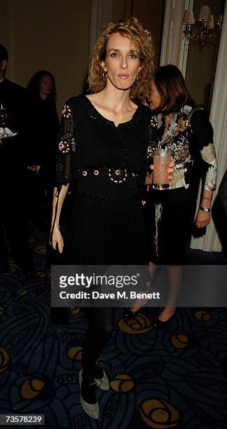 Sarah Woodhead attends charity party for the Lavender Trust at Breast Cancer Care, at the Claridge's Hotel on March 14, 2007 in London, England.