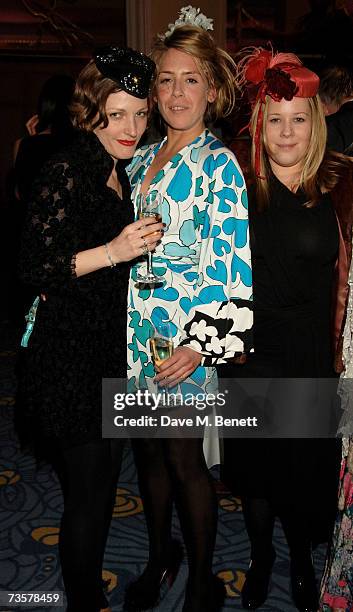 Cosmo Jenks and guests attend charity party for the Lavender Trust at Breast Cancer Care, at the Claridge's Hotel on March 14, 2007 in London,...