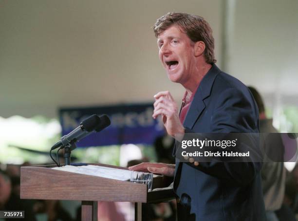 Congressman Patrick J. Kennedy at campaign fundraiser July 28, 2000 in Rhode Island.