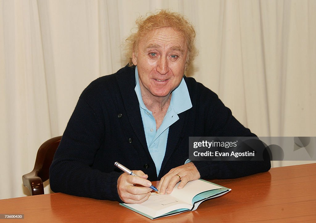 Gene Wilder Signs Copies of New Book At Barnes & Noble