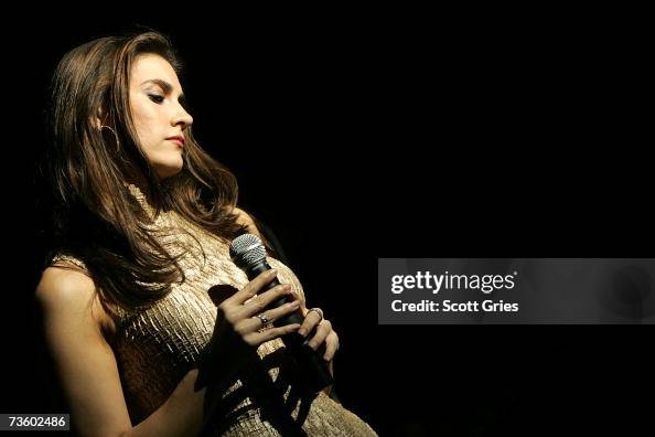 Nazarin Singer Singer and former Miss Canada Nazanin performs during her