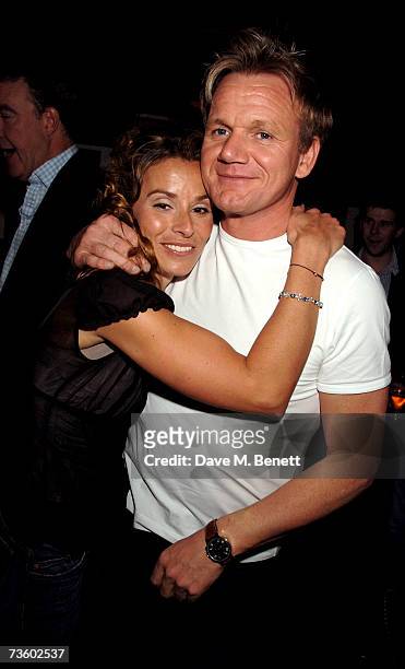 Tana and Gordon Ramsay attend private party at Ronnie Scott's hosted by Gary Farrow on March 15, 2007 in London, England.