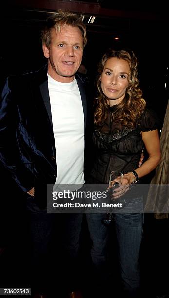 Gordon and Tana Ramsay attend private party at Ronnie Scott's hosted by Gary Farrow on March 15, 2007 in London, England.