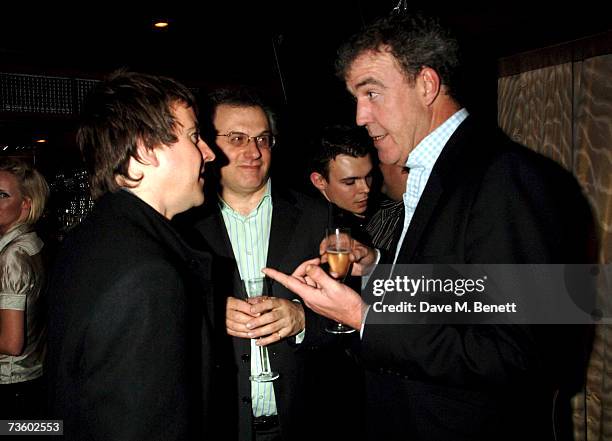 Jeremy Clarkson and guests attend private party at Ronnie Scott's hosted by Gary Farrow on March 15, 2007 in London, England.