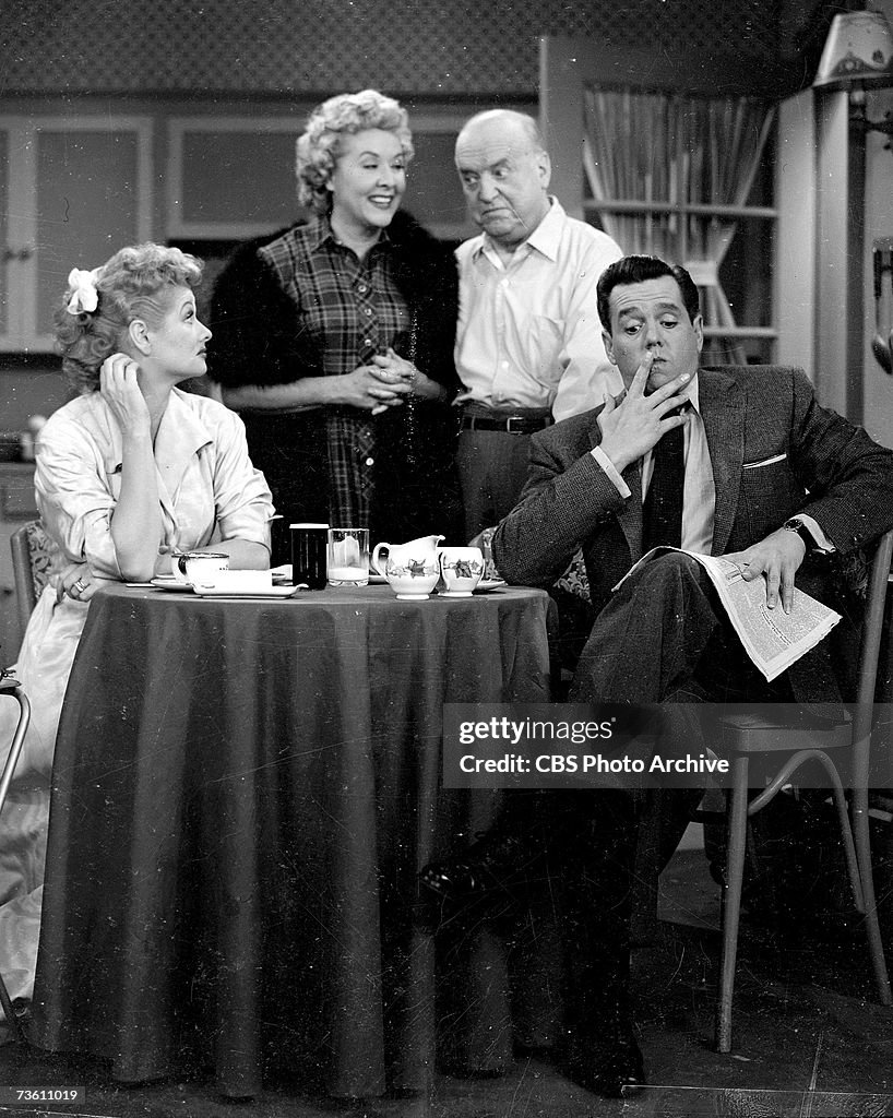 The Cast Of I Love Lucy, 1956. From Left, American Actors Lucille... News Photo - Getty Images