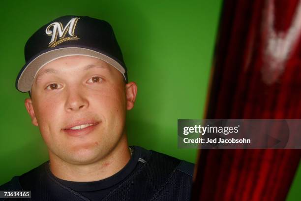 Drew Anderson of the Milwaukee Brewers poses for a portrait during Photo Day on February 27, 2007 in Phoenix, Arizona.