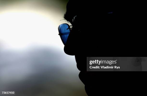 Renault F1 Team Principal Flavio Briatore is pictured at the Australian Formula One Grand Prix at the Albert Park Circuit on March 17, 2007 in...