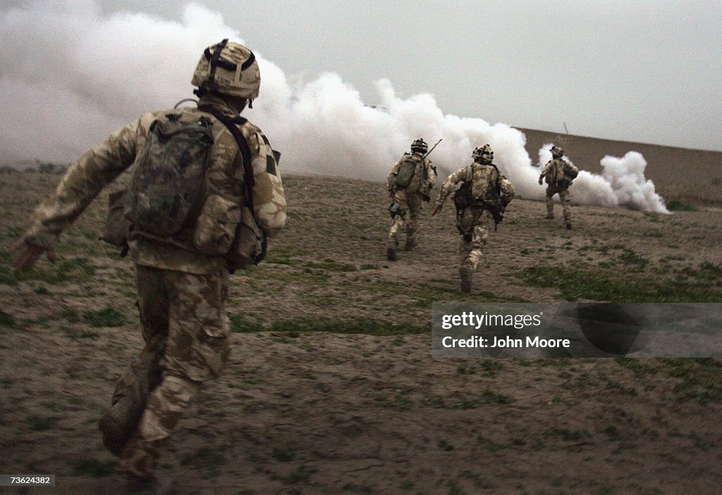 British Forces Battle Taliban In Helmand Province
