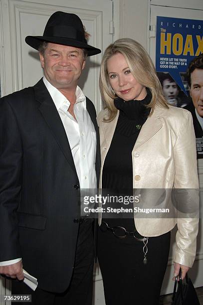 Actor/Singer Mickey Dolenz and daughter Ami Dolenz attend a special screening for Miramax's The Hoax at the Mann Westwood Village Theater March 18,...