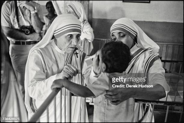 Mother Teresa, or Saint Theresa of Calcutta, the Roman Catholic nun missionary who founded the Missionaries of Charity. / Getty Images