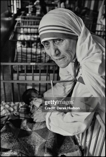 Mother Teresa, or Saint Theresa of Calcutta, the Roman Catholic nun missionary who founded the Missionaries of Charity. / Getty Images