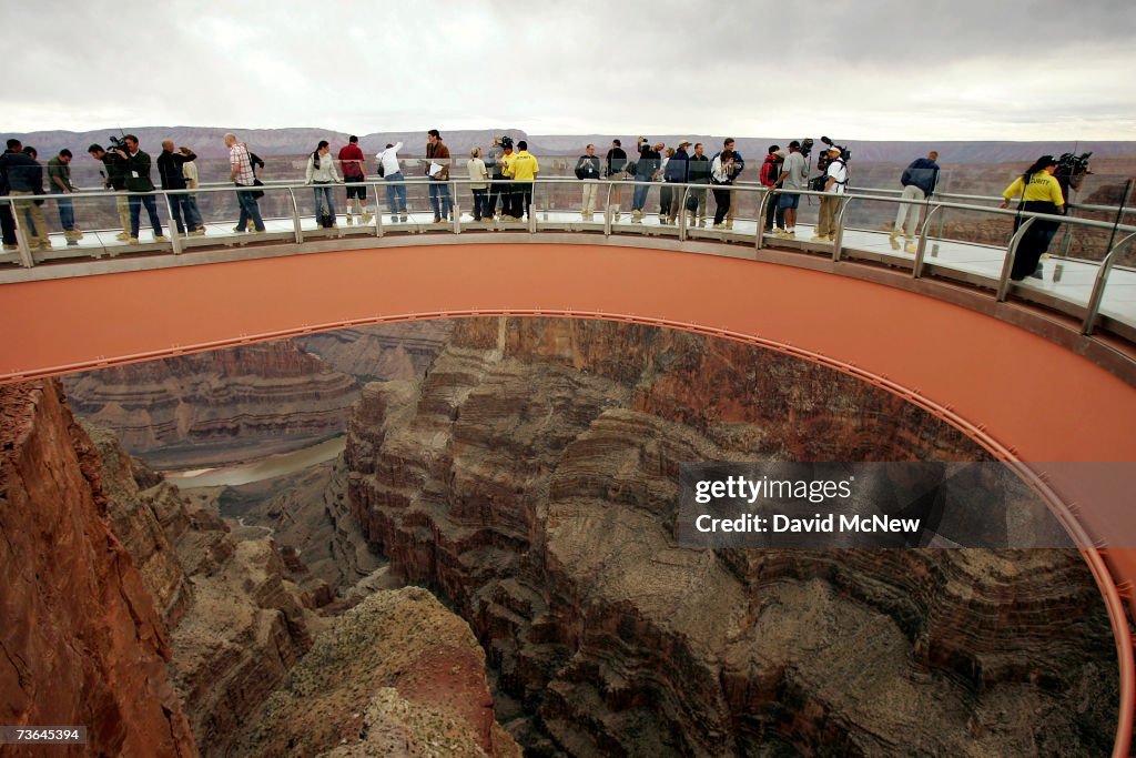Grand Canyon's New "Skywalk" Opens With Grand Ceremony