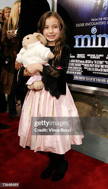 Actress Rhiannon Leigh Wryn attends the West Coast premiere of the New Line Cinema film "The Last Mimzy" on March 20, 2007 in Los Angeles, California.