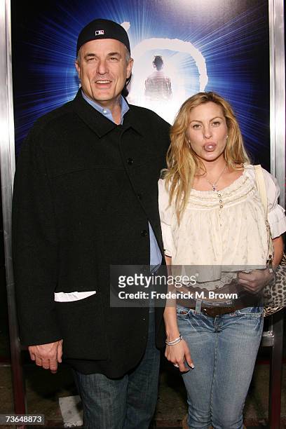 Actor Nick Cassavetes and actress Heather Wahlquist attend the film premiere for "The Last Mimzy" at the Mann Village Theatre on March 20, 2007 in...