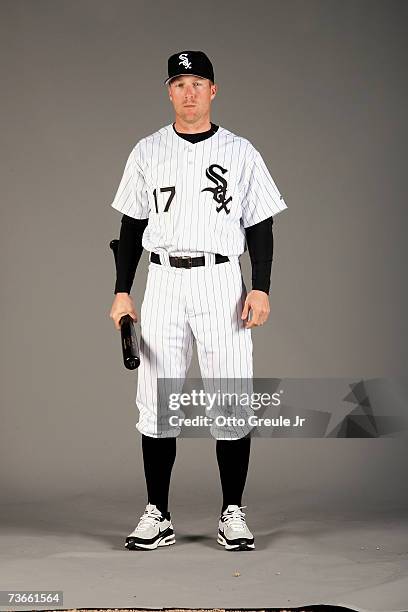 Darin Erstad of the Chicago White Sox poses for a portrait during Photo Day at Tucson Electric Park on February 24, 2007 in Tucson, Arizona.