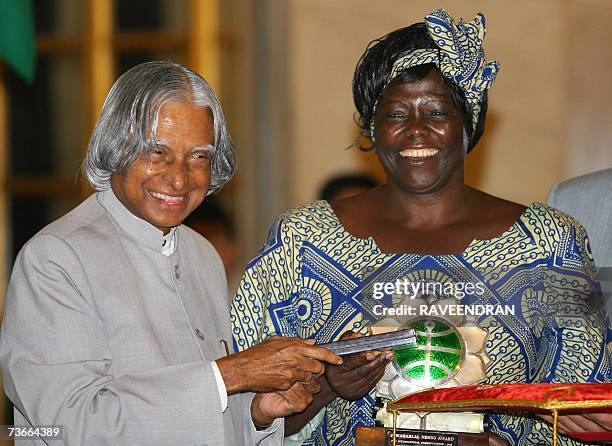 Kenyan Nobel Laureate, Wangari Muta Maathai, the first African woman to win the Nobel Peace Prize in 2004 and known for her zealous espousal of human...