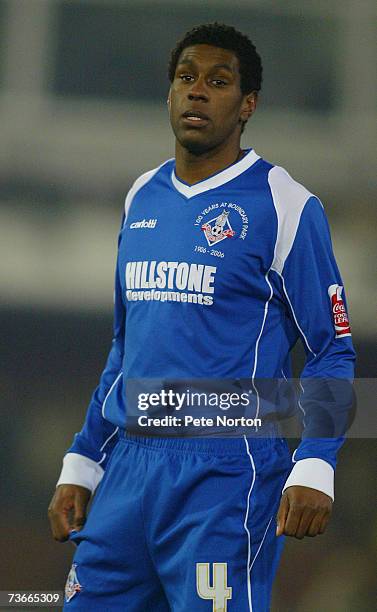 Craig Rocastle of Oldham Athletic looks on during the Coca Cola League One match between Oldham Athletic and Northampton Town at Boundary Park on...