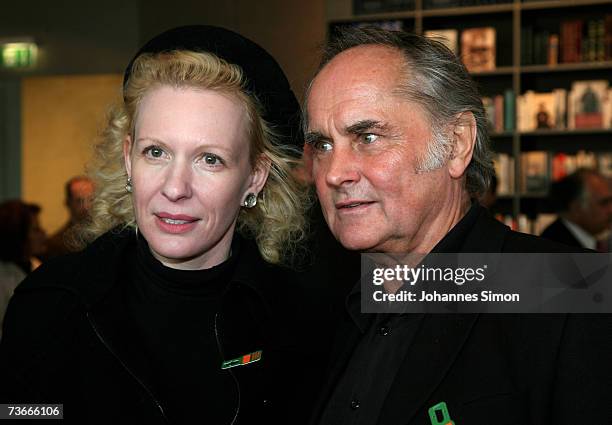 Actress Sunnyi Melles and director Michael Verhoeven attend the grand opening of new Jewish museum on March 22 in Munich, Germany. The Jewish Center...