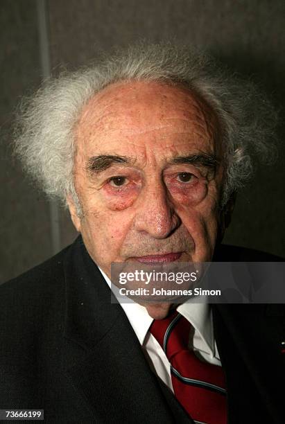 Jewish painter and holocaust survivor Max Mannheimer attends the grand opening of the new Jewish museum on March 22 in Munich, Germany. The Jewish...