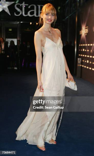 Actress and model Eva Padberg attends the Duftstars German Perfume Awards 2007 at Axel Springer Hall March 23, 2007 in Berlin, Germany.