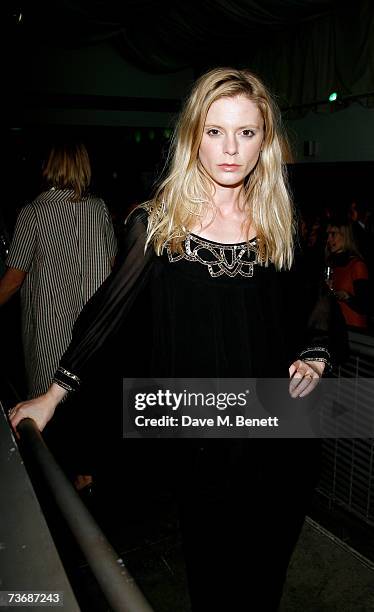 Emilia Fox attends the a fundraiser party for the Almeida Theatre, at the Almeida Theatre on March 23, 2007 in London, England.