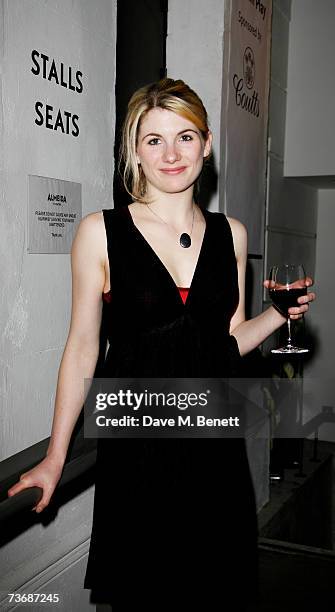 Jodie Whittaker attends the a fundraiser party for the Almeida Theatre, at the Almeida Theatre on March 23, 2007 in London, England.