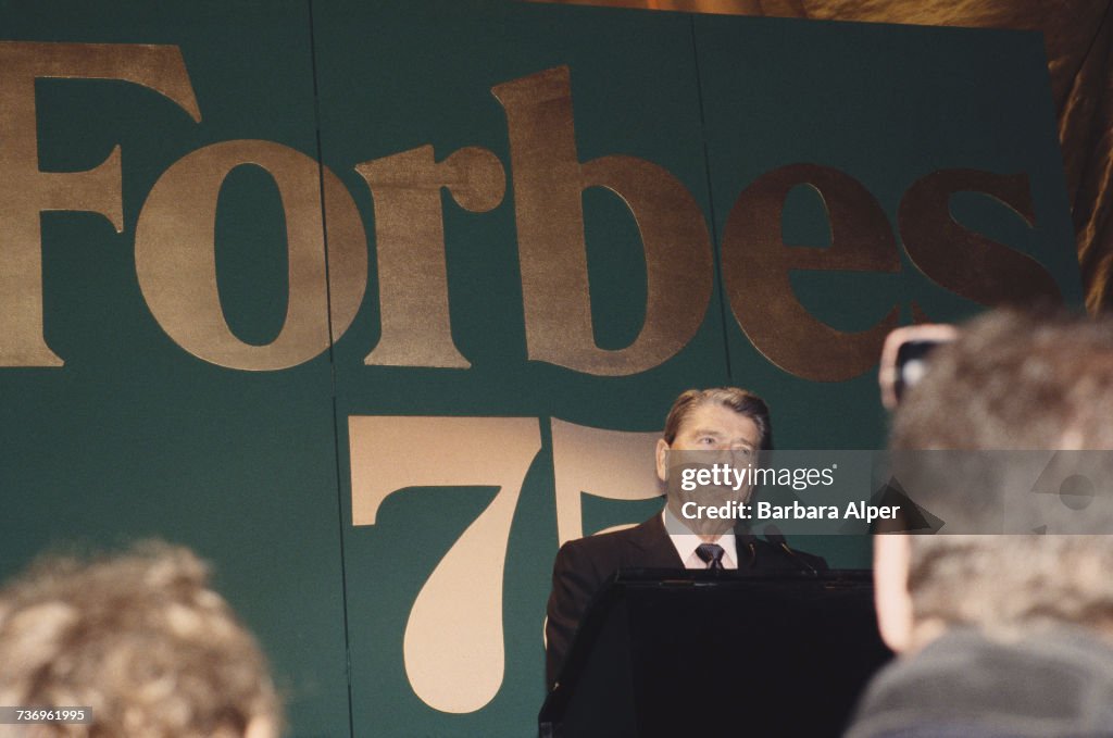Reagan At Forbes Anniversary