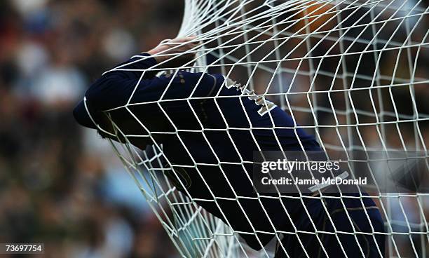 Kris Boyd of Scotland rues a missed chance during the Euro2008, Group B, qualifier between Scotland and Georgia on March 24, 2007 at Hampden Park,...