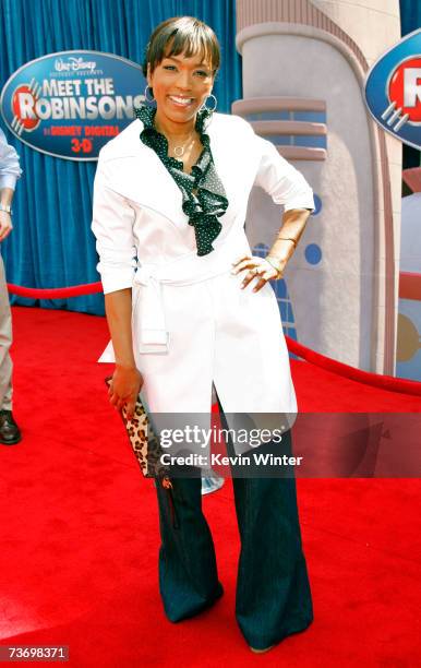 Actress Angela Bassett arrives to the world premiere of Disney's "Meet The Robinsons" held at the El Capitan Theater on March 25, 2007 in Hollywood,...