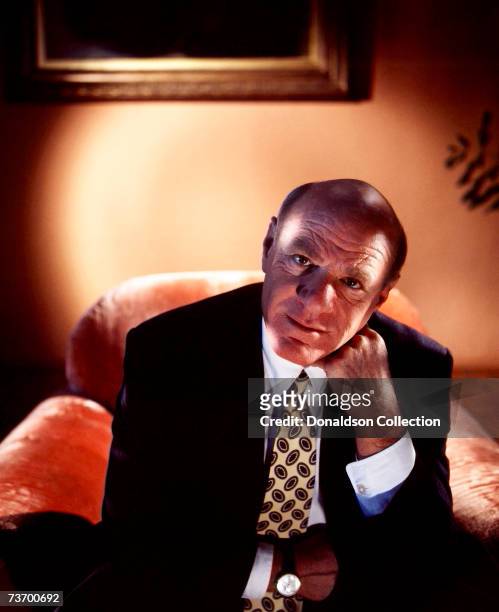 Former chairman & CEO of Paramount Pictures, FOX Barry Diller poses at his residence in 1998 in Beverly Hills, Los Angeles, California.