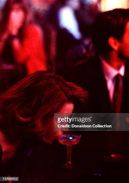 Actress Bridget Fonda out on the town in 1992 in Los Angeles, California.