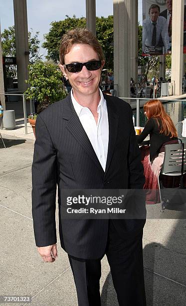 Actor Martin Short arrives at the World Premier performance of Lisa Loomer's "Distracted" presented at CTG/Mark Taper Forum on March 25, 2007 in Los...