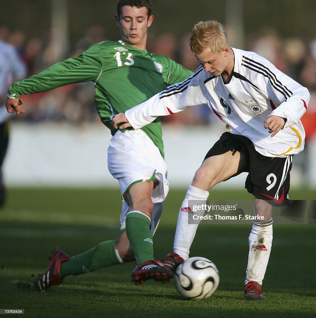 UEFA Under 17 Qualifier Germany v Ireland