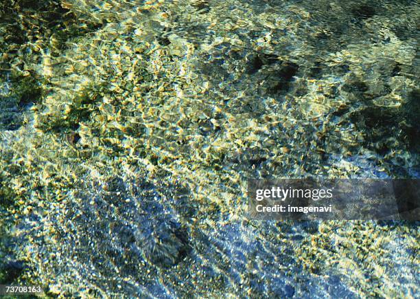 surface of river - minamiaso kumamoto stock pictures, royalty-free photos & images