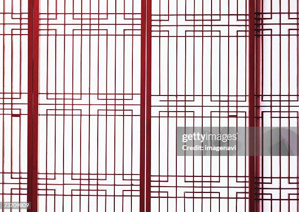 shoji - porta di carta giapponese foto e immagini stock