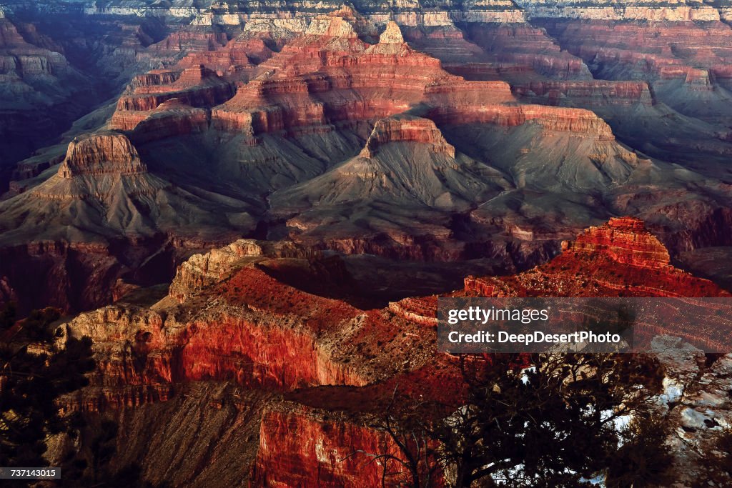 Grand Canyon at twilight, Arizona, America, USA