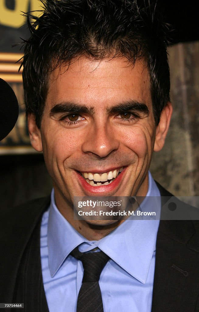 Director Eli Roth arrives to the premiere of